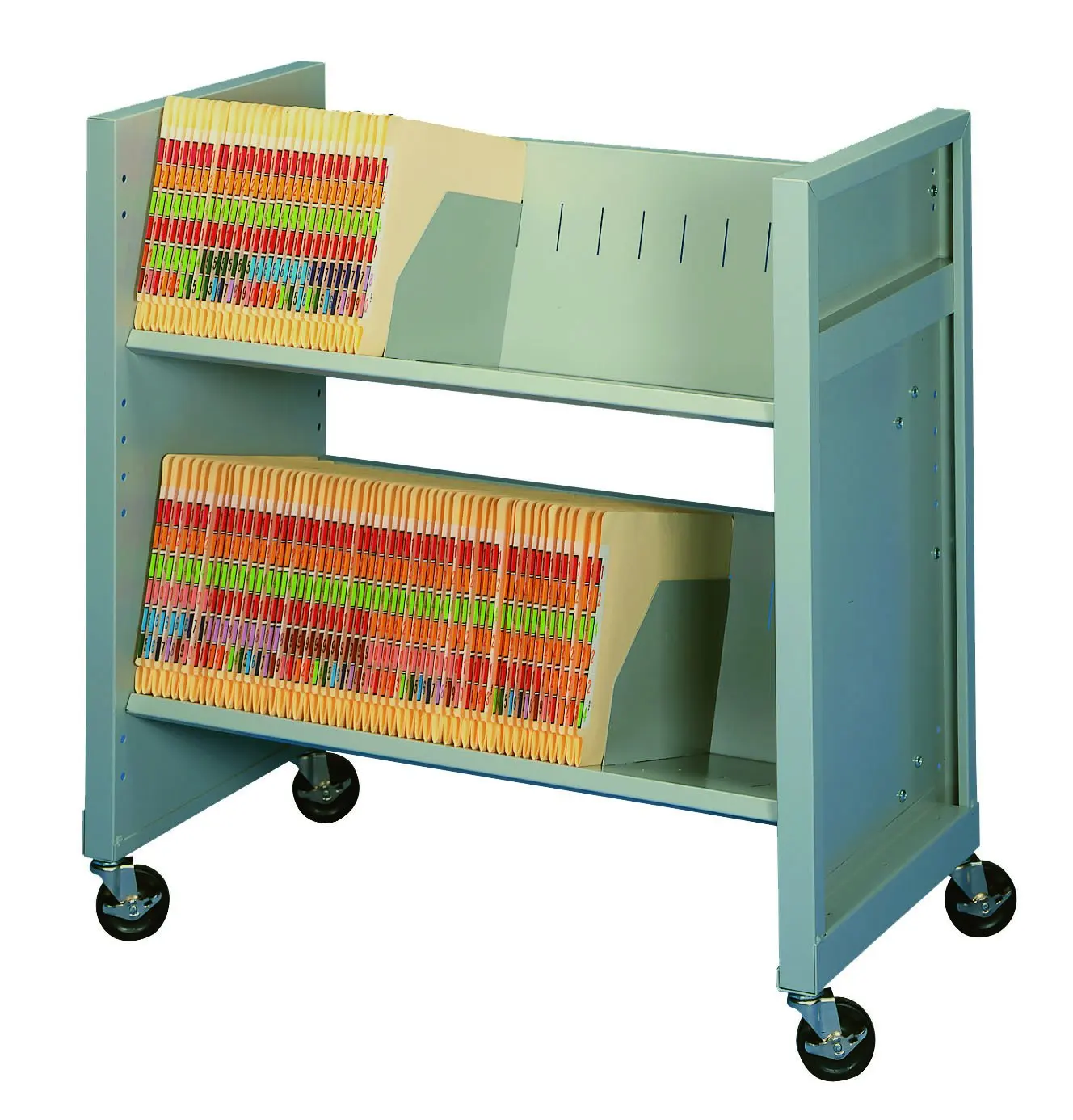 Light Gray Two-Level Rolling F - Rolling File Cart avis et prix