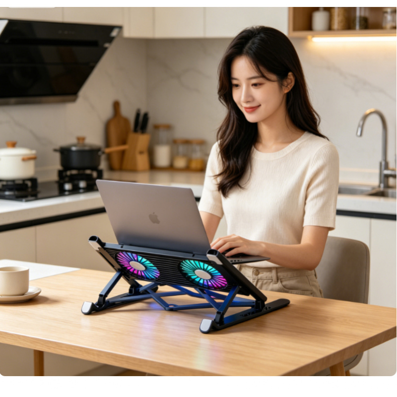 New Laptop Cooler Base Stand F - Laptop Stand Foldable avis et prix