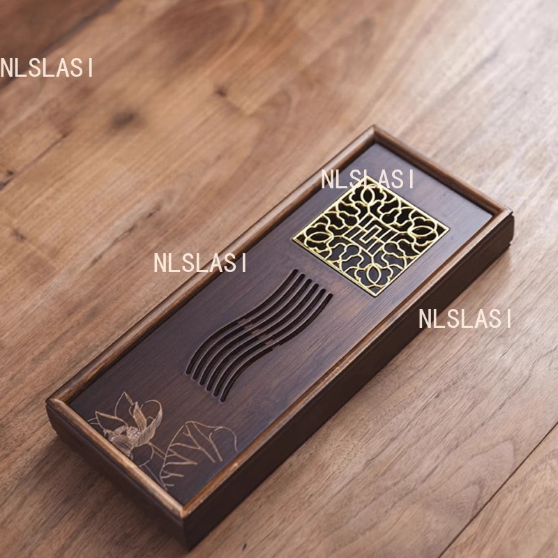 Lotus Bamboo Dry Soaking Plate - Desktop Organizer Bamboo avis et prix