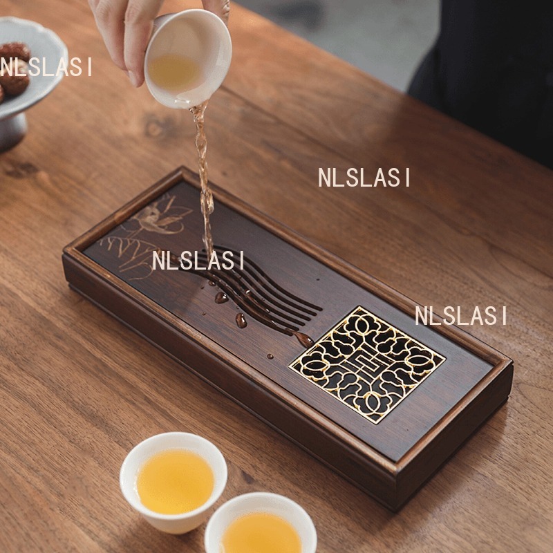 Lotus Bamboo Dry Soaking Plate - Desktop Organizer Bamboo avis et prix