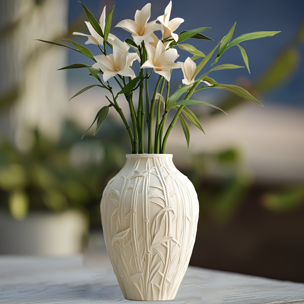 DIY Bamboo relief vase resin s - Desktop Organizer Bamboo avis et prix