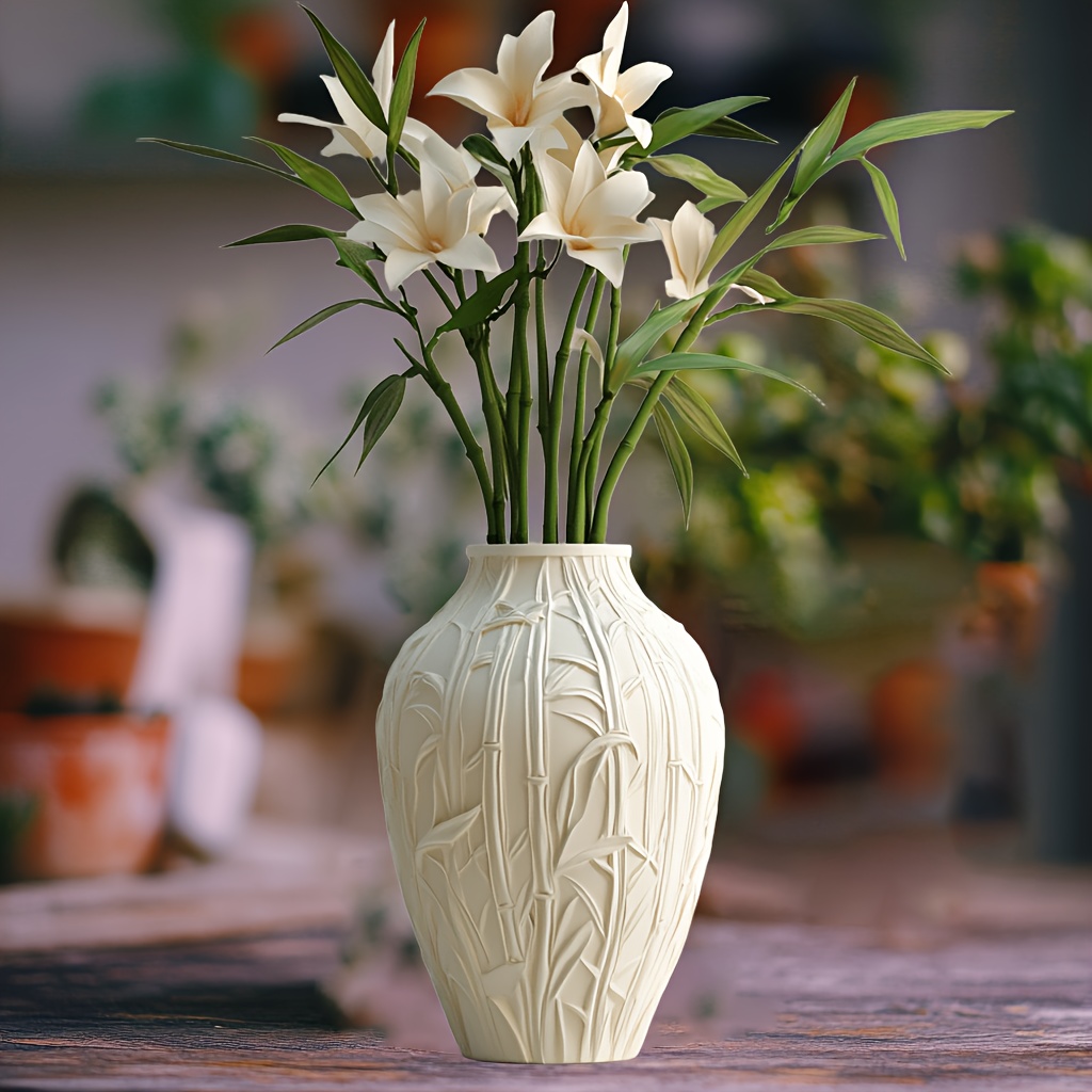 DIY Bamboo relief vase resin s - Desktop Organizer Bamboo avis et prix