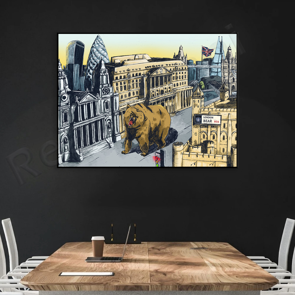 Stock Market Poster | The City - Home Office London avis et prix