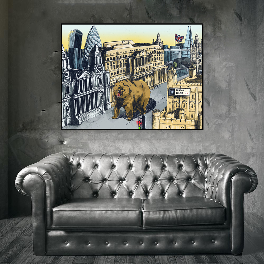 Stock Market Poster | The City - Home Office London avis et prix