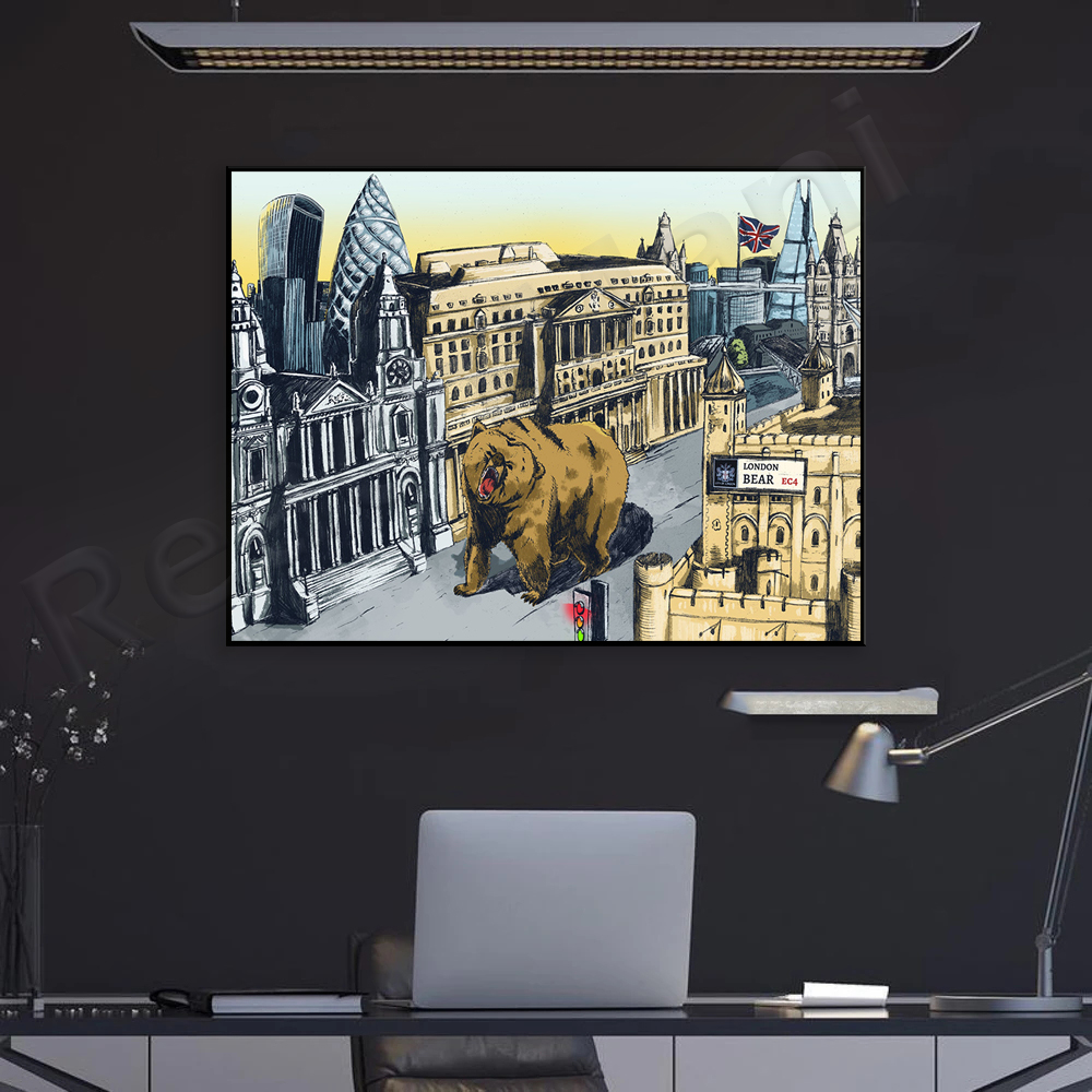 Stock Market Poster | The City - Home Office London avis et prix