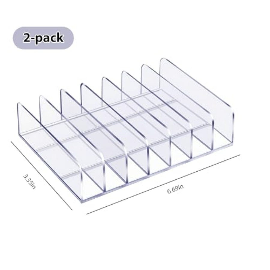 2 Pcs Acrylic Notebook Organiz - Desktop Organizer Bamboo avis et prix