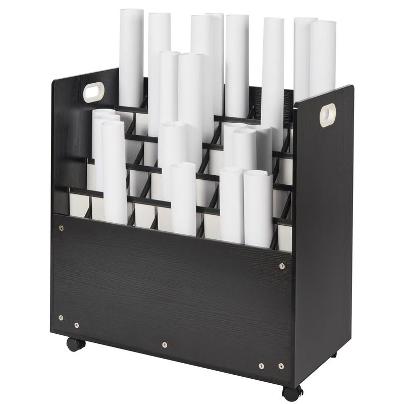 Blueprint storage rack, mobile - Rolling File Cart avis et prix