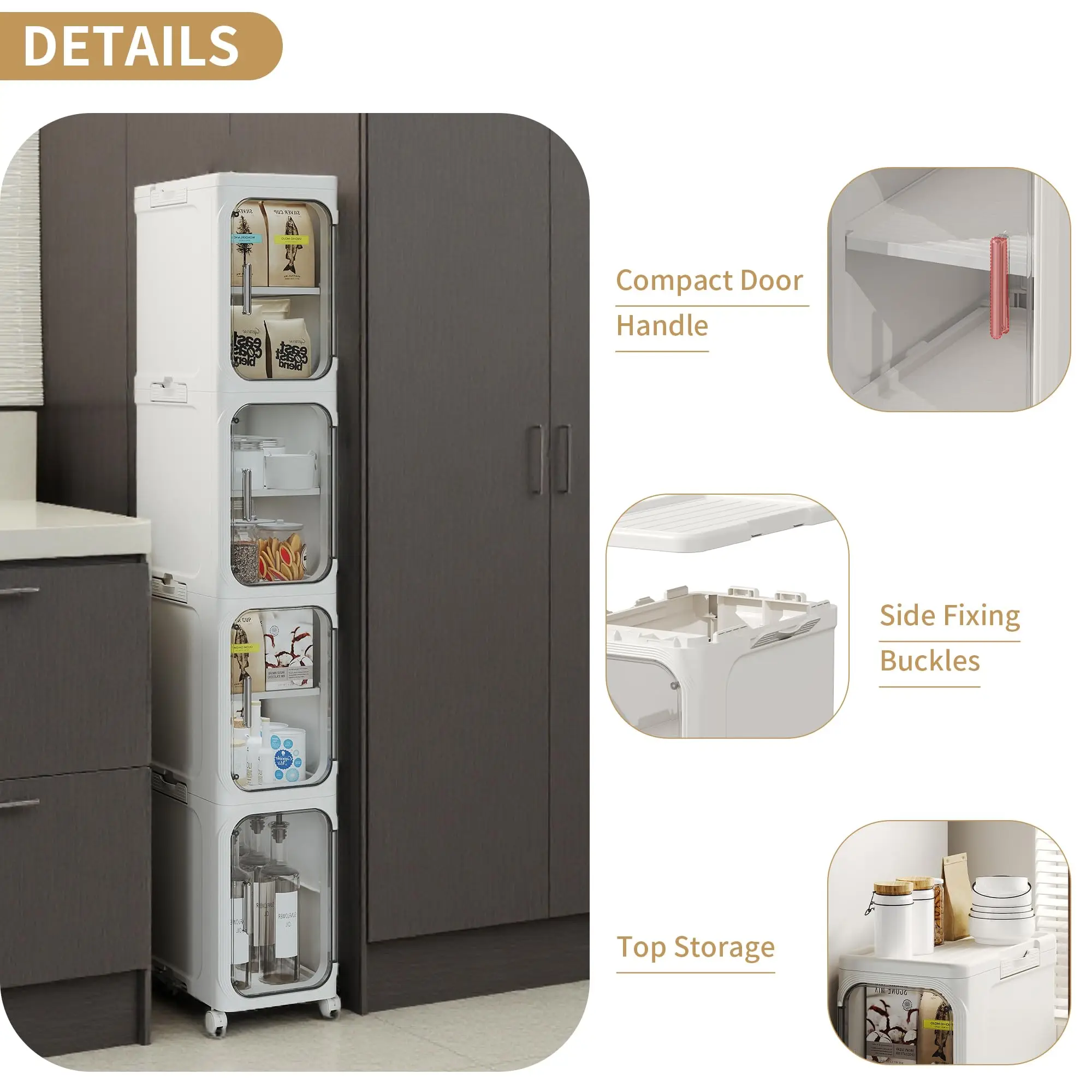 4 Tier Slim Rolling Storage Ca - Rolling File Cart avis et prix