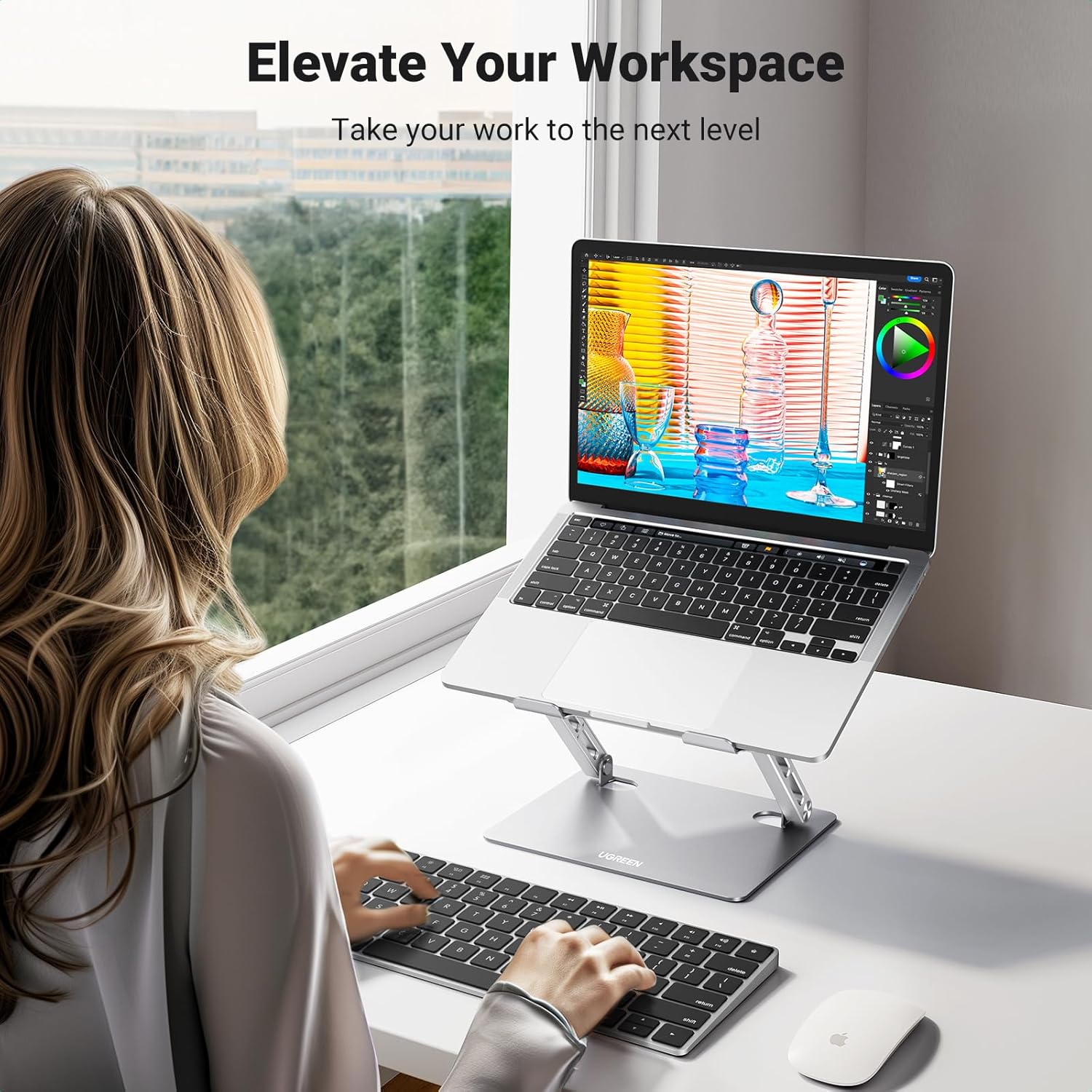 UGREEN Laptop Stand, Adjustabl - Laptop Stand Foldable avis et prix