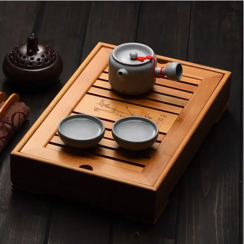 Bamboo Tea Trays Kung Fu Tea A - Desktop Organizer Bamboo avis et prix