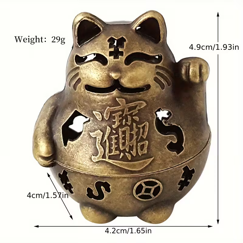 Lucky Cat Incense Burner Elega - Home Office Feng Shui avis et prix