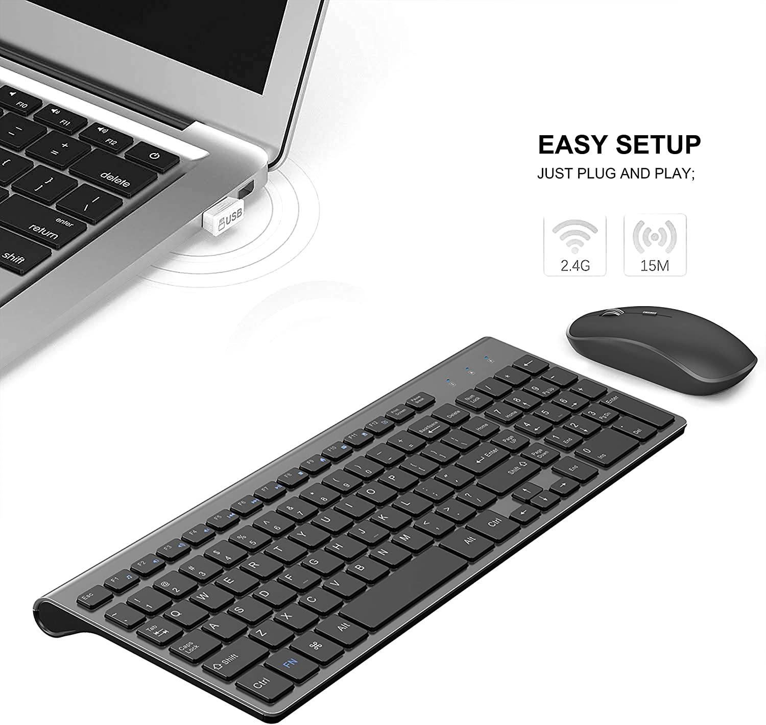 Wireless Keyboard and Mouse，Er - Home Office Of Uk avis et prix