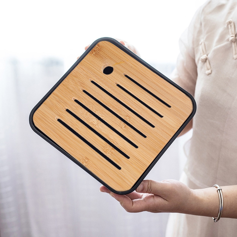 Bamboo Tea Tray Mini Bamboo Ch - Desktop Organizer Bamboo avis et prix