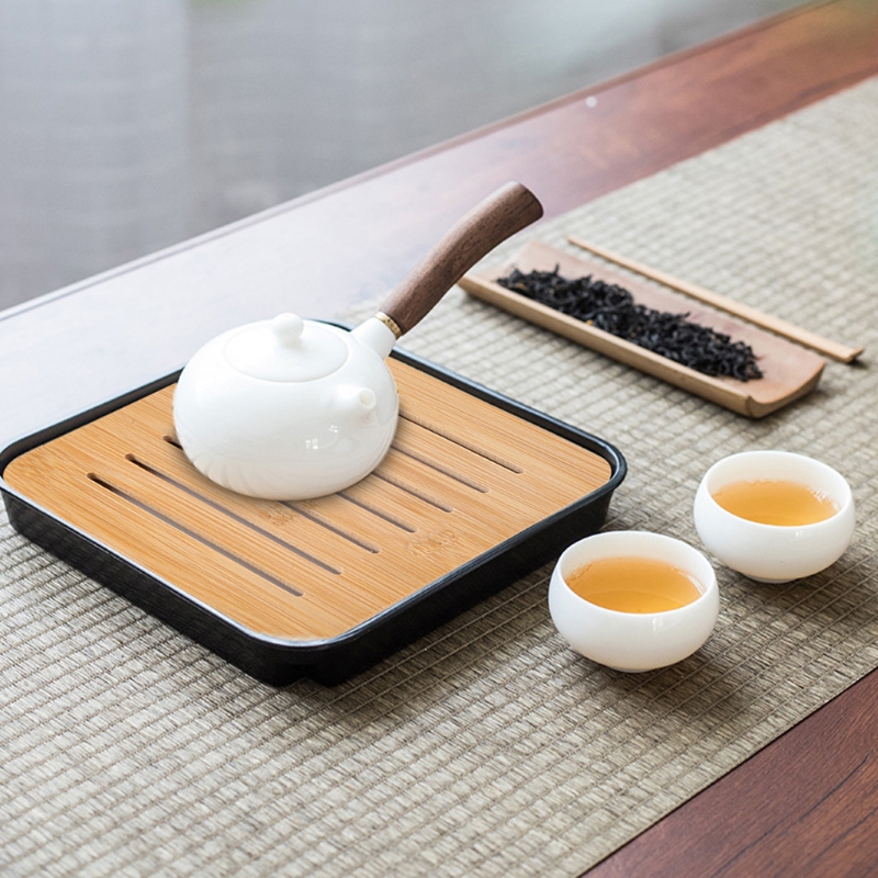 Bamboo Tea Tray Mini Bamboo Ch - Desktop Organizer Bamboo avis et prix